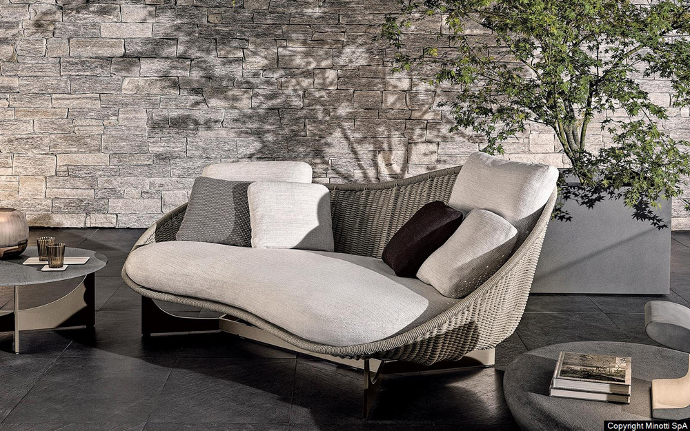 rivenditore bergamo divani outdoor Minotti Cord