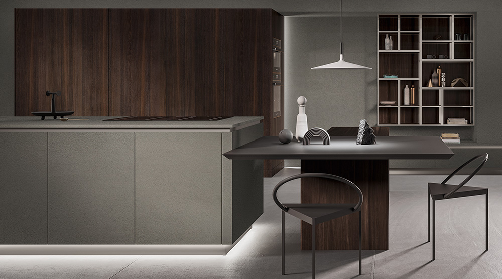 tendenze cucine snaidero-Way calce tortora bergamo